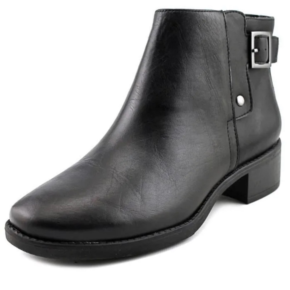 Easy Spirit Novara Leather Ankle Booties